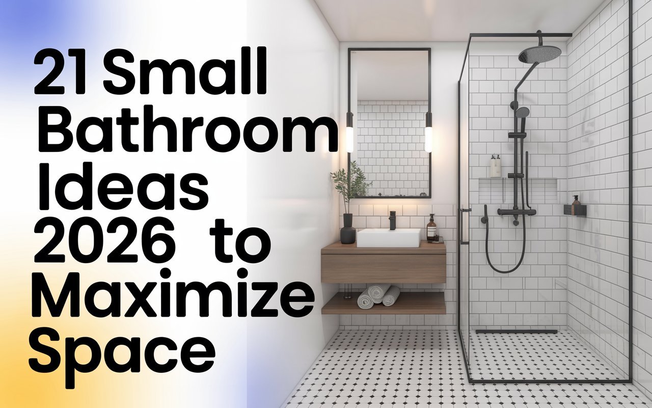 21 Small Bathroom Ideas 2026 to Maximize Space
