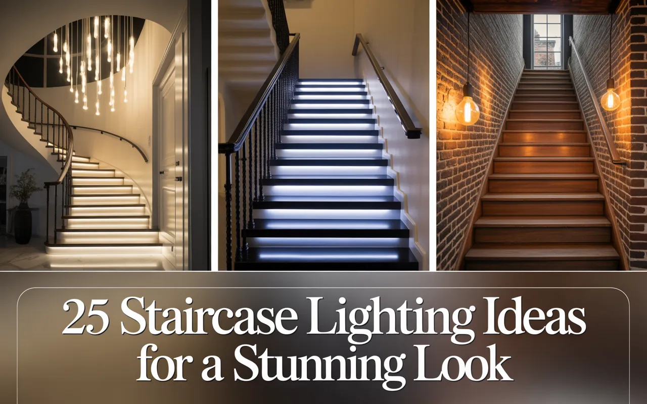 25 Staircase Lighting Ideas for a Stunning Look