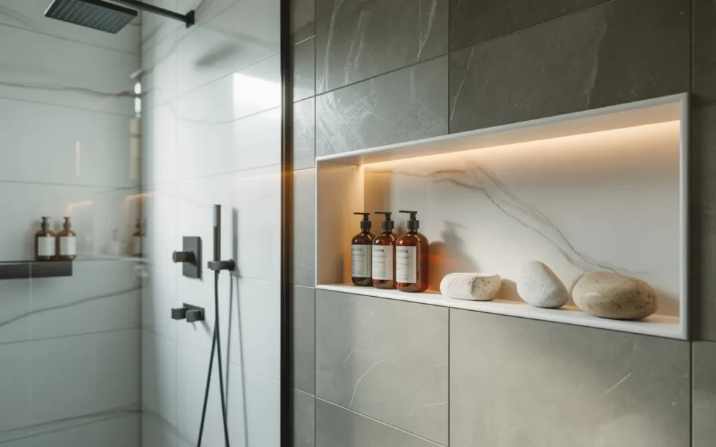 Built-In Shower Niches