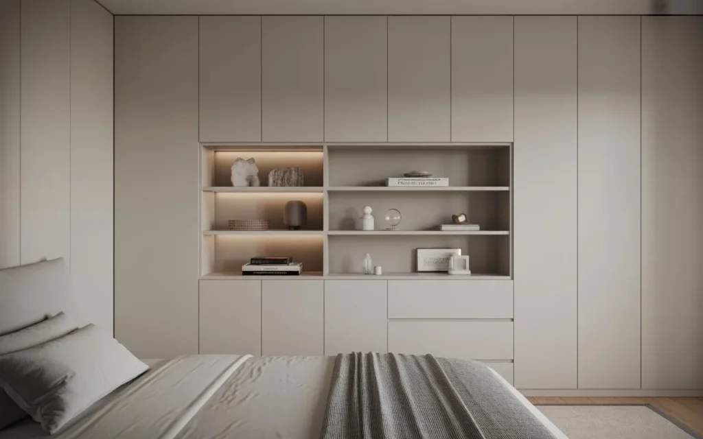 Built-In Storage Wall