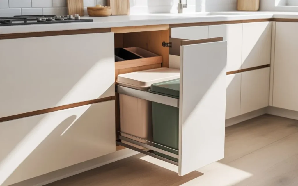 Built-In Trash System