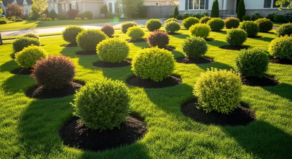 Compact Shrub Clusters