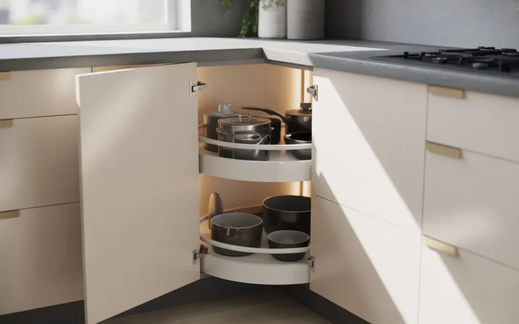 Corner Carousel Storage