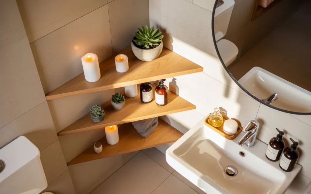 Corner Floating Shelf