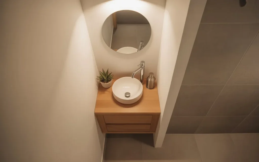 Corner Mirror Placement