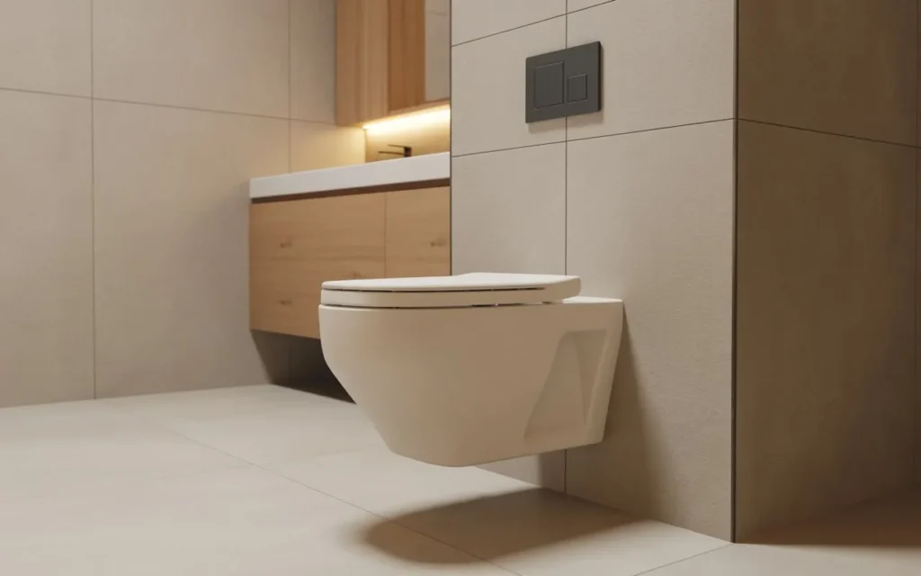 Floating Toilet Design