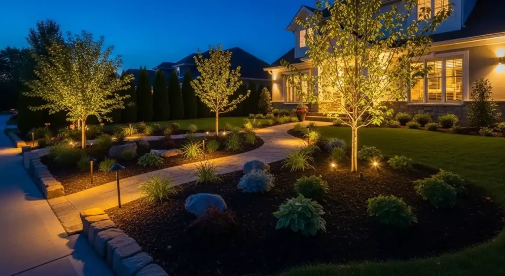 Front Yard Lighting Accents