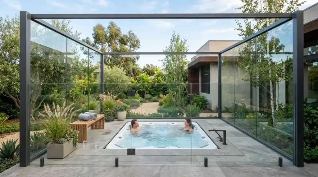 Glass Fence Enclosure