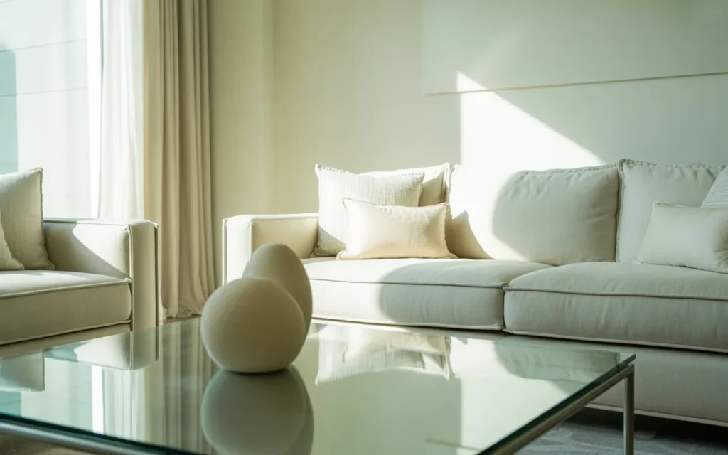 Glass Harmony Sofa Setup