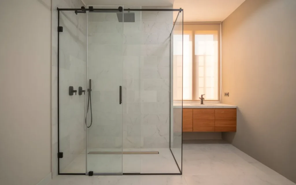 Glass Shower Partition