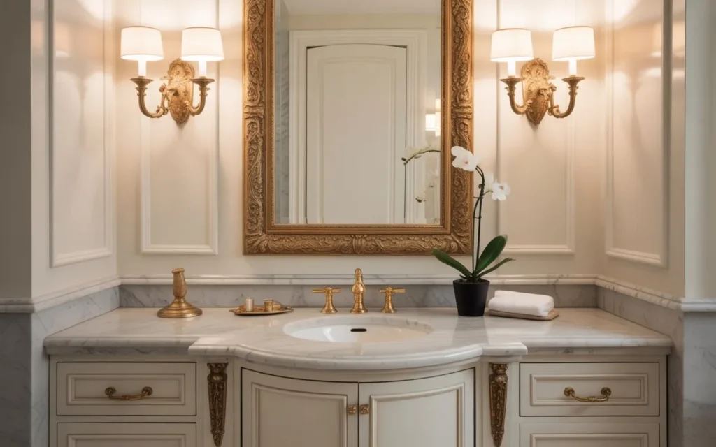 Gold Accent Mirror