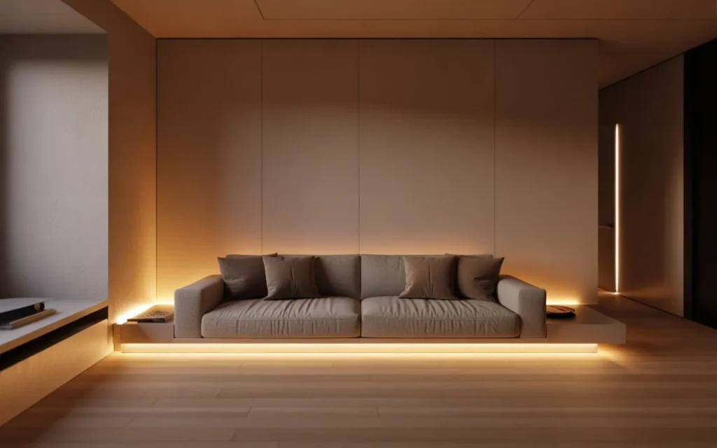Hidden LED Sofa