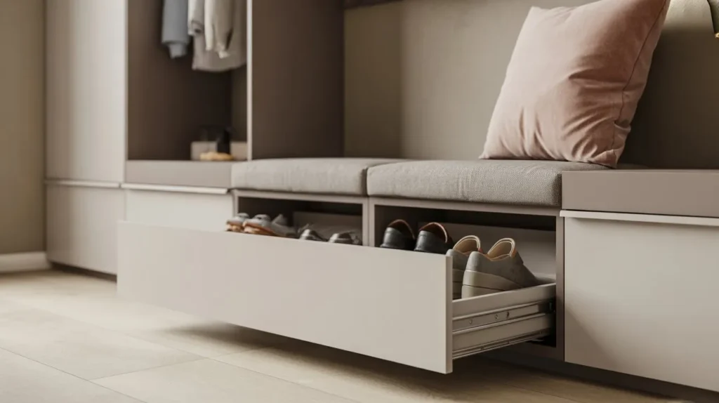 Hidden Shoe Drawers