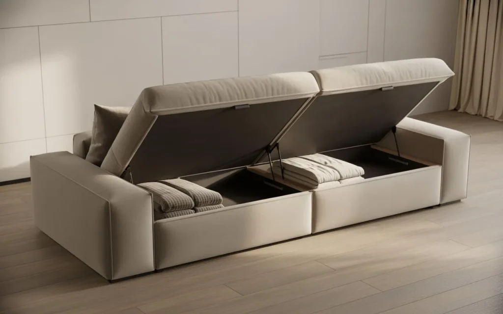 Hidden Storage Sofa