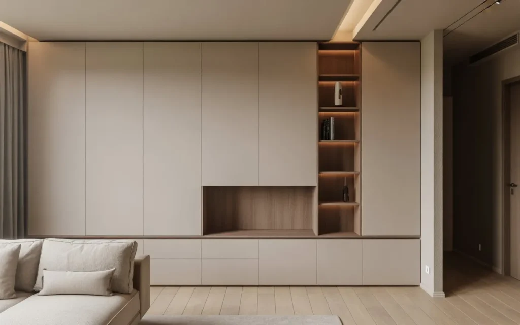 Hidden Storage Wall