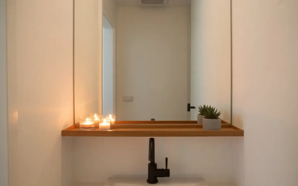 Mirror With Shelf