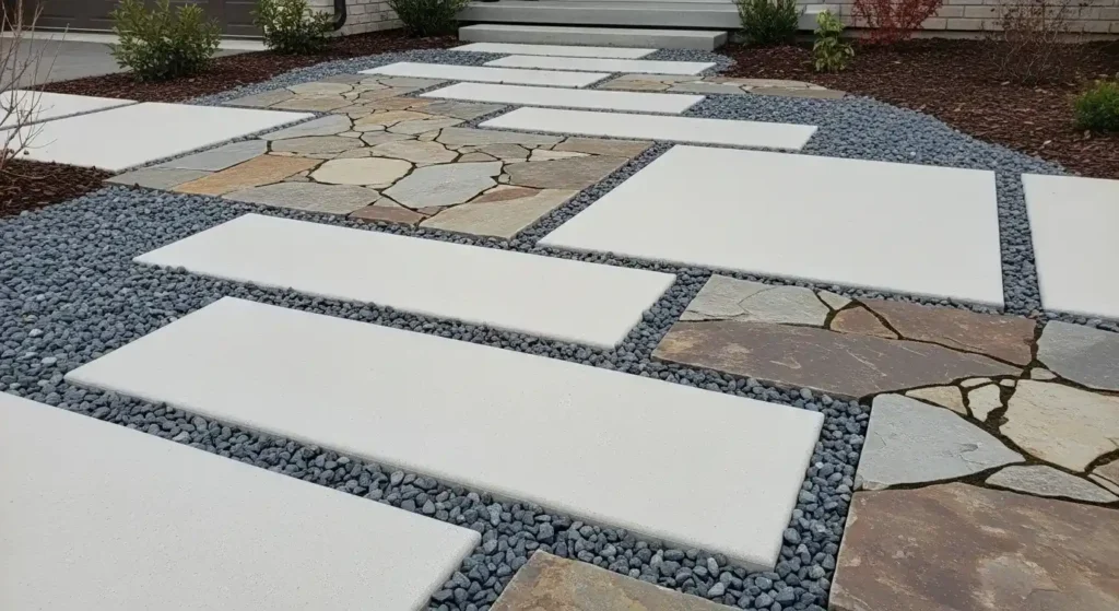 Mixed Material Pathway