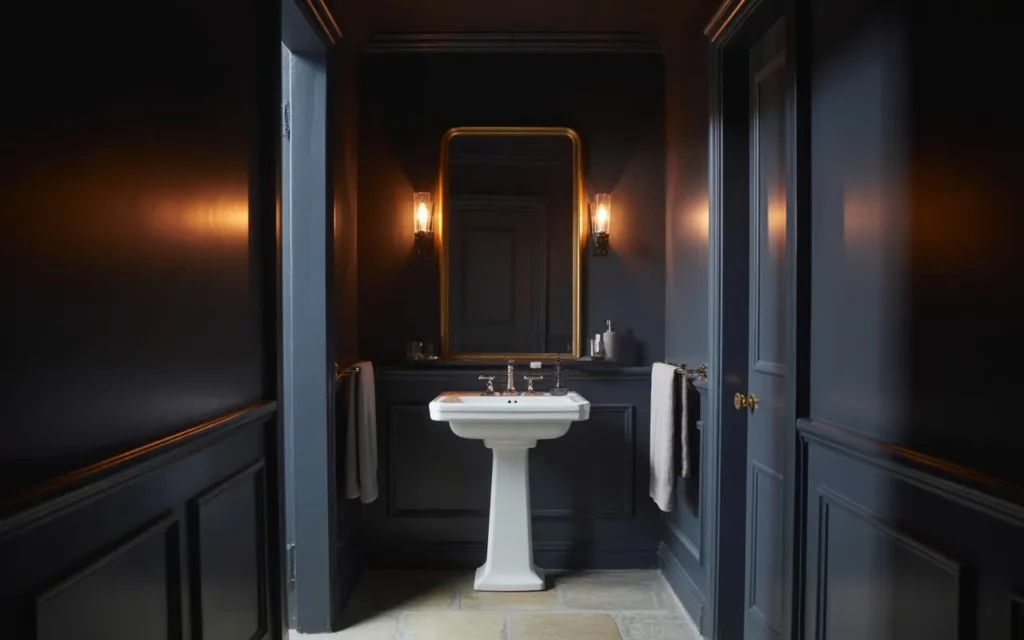 Moody Charcoal Walls