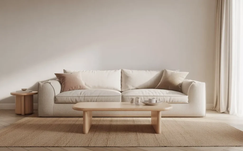 Neutral Sofa Layout