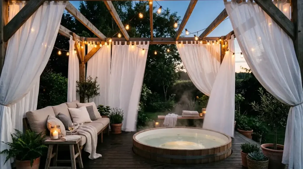 Outdoor Curtain Nook