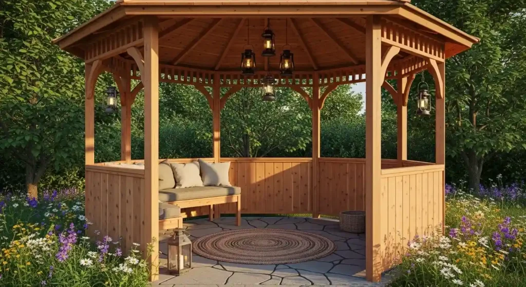 wooden gazebo ideas