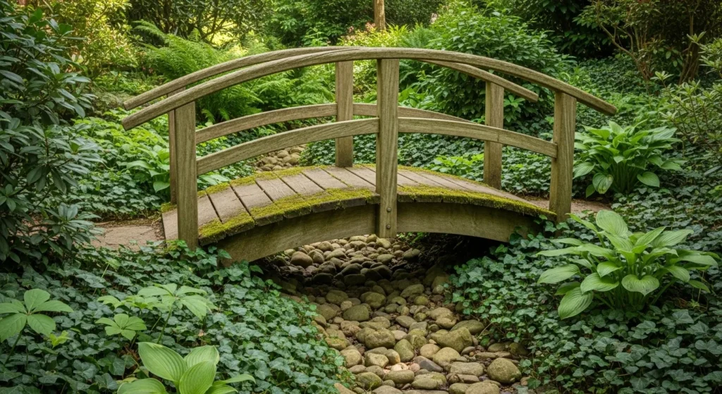 Rustic Wooden Bridge