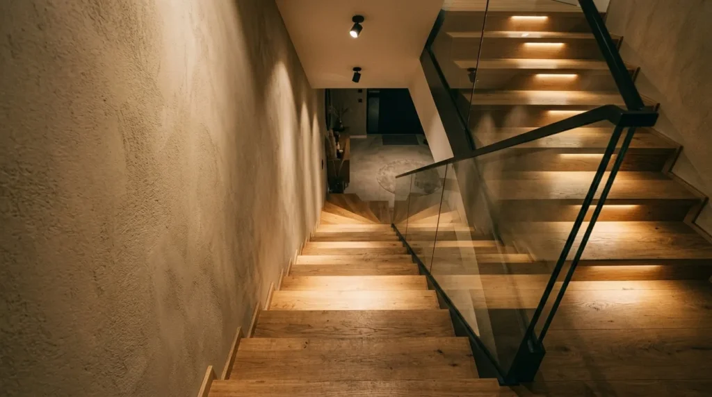 Spotlight Staircase Wash