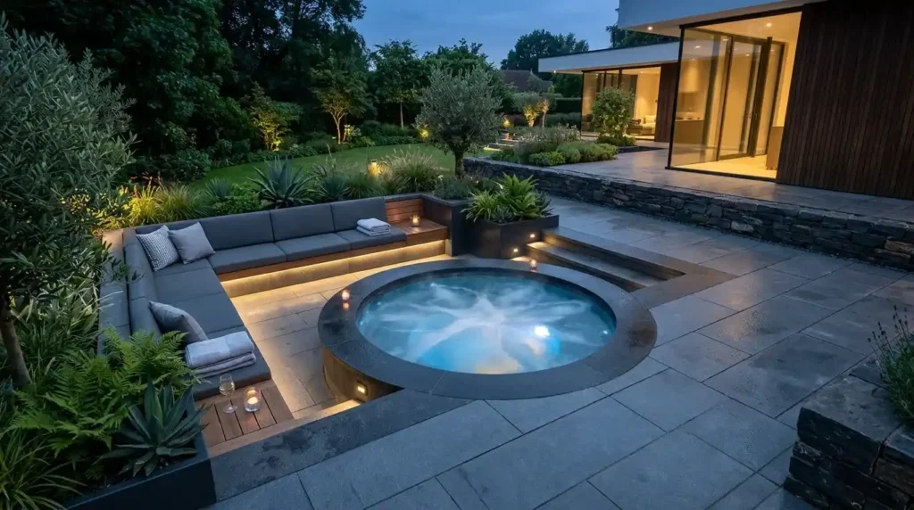 Sunken Patio Spa