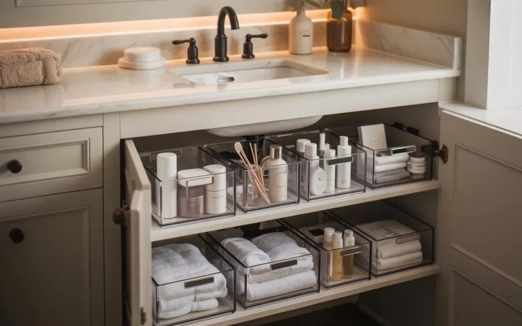 Transparent Storage Bins