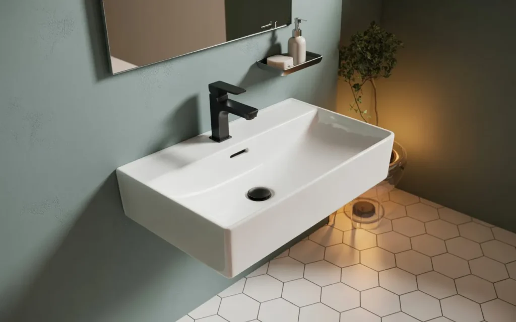 Wall-Mounted Sink