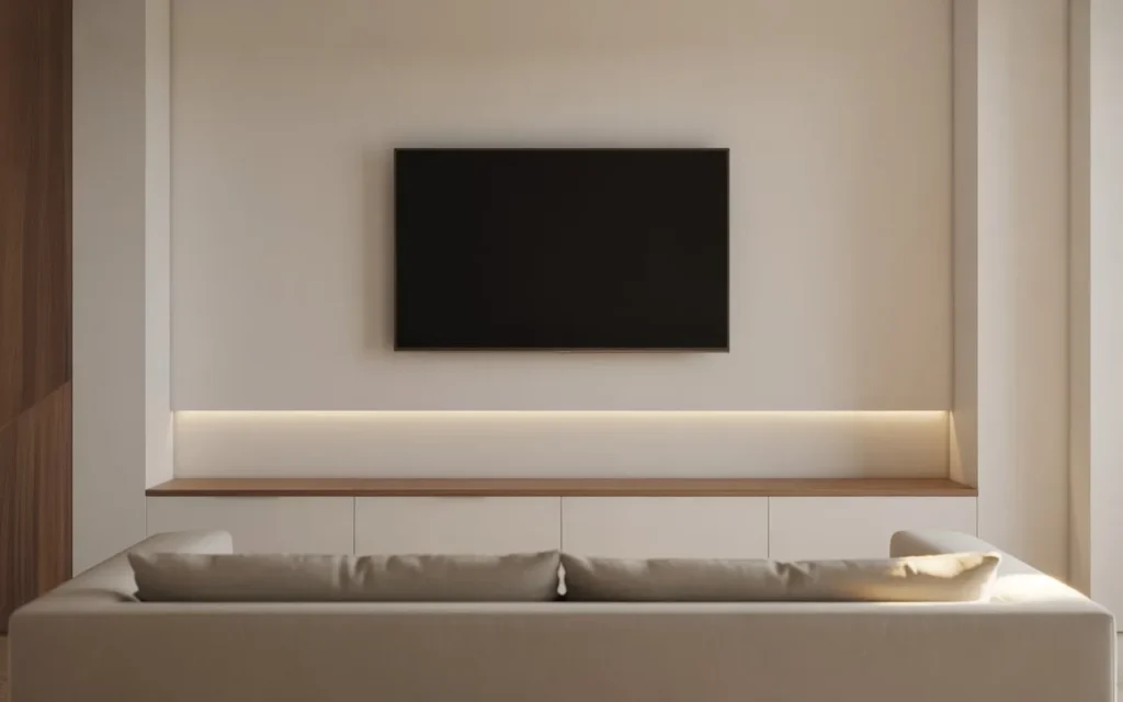 Wall-Mounted TV