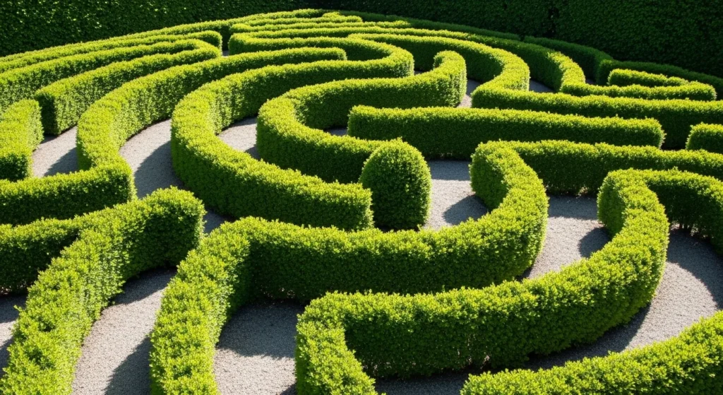 winding-hedge-maze