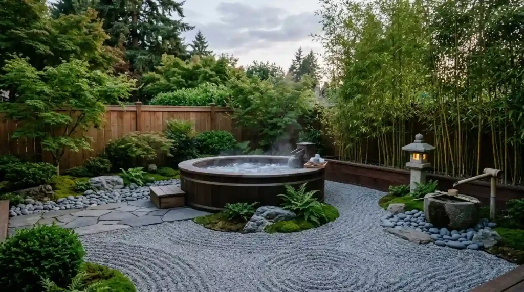 Zen Garden Setting