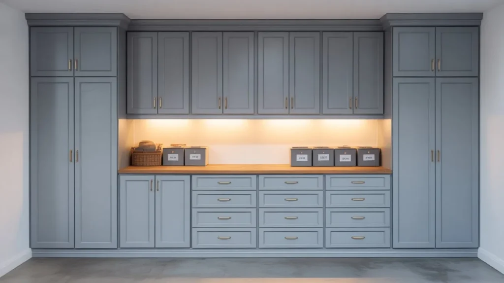 built in cabinets garage interior idea 2026