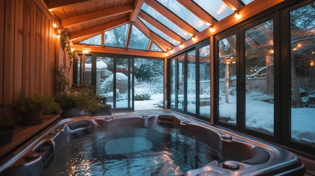 Four-Season Enclosed Tub