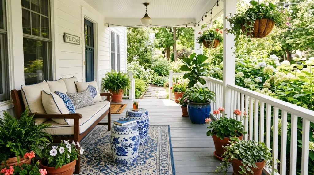 garden stool seats front porch seating idea 2026