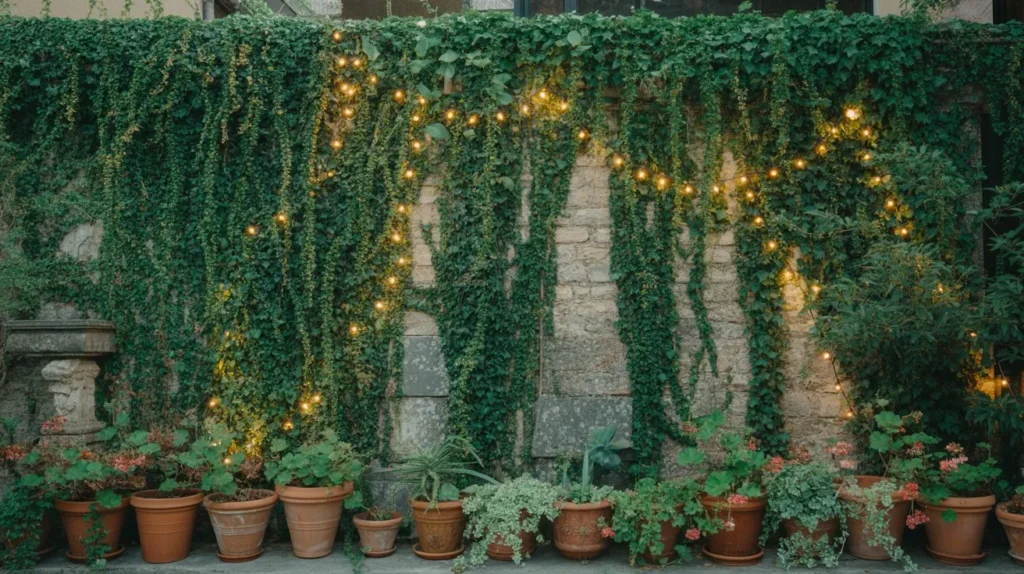 Ivy-Covered Garden Wall
