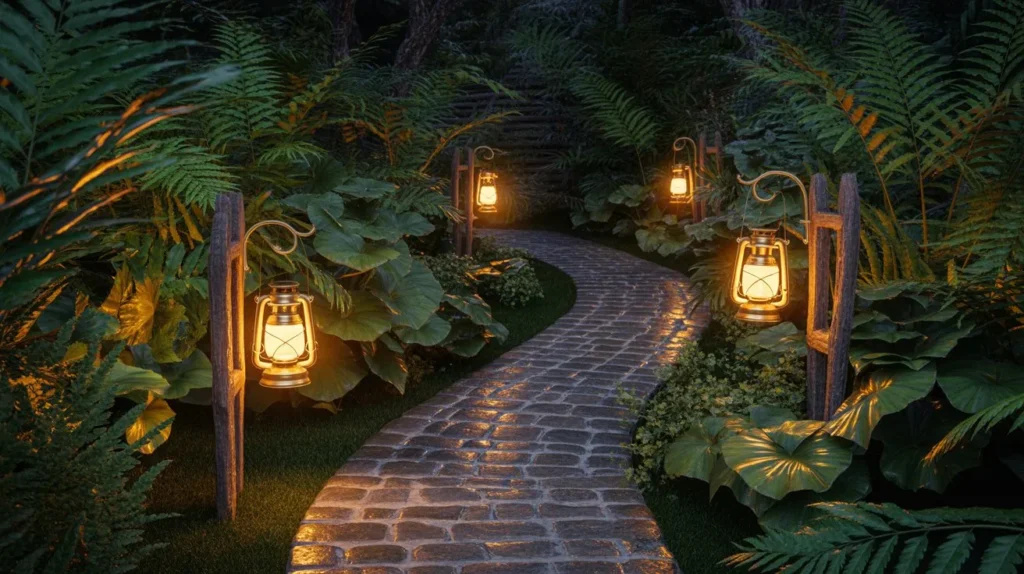 Lantern-Lit Garden Trail