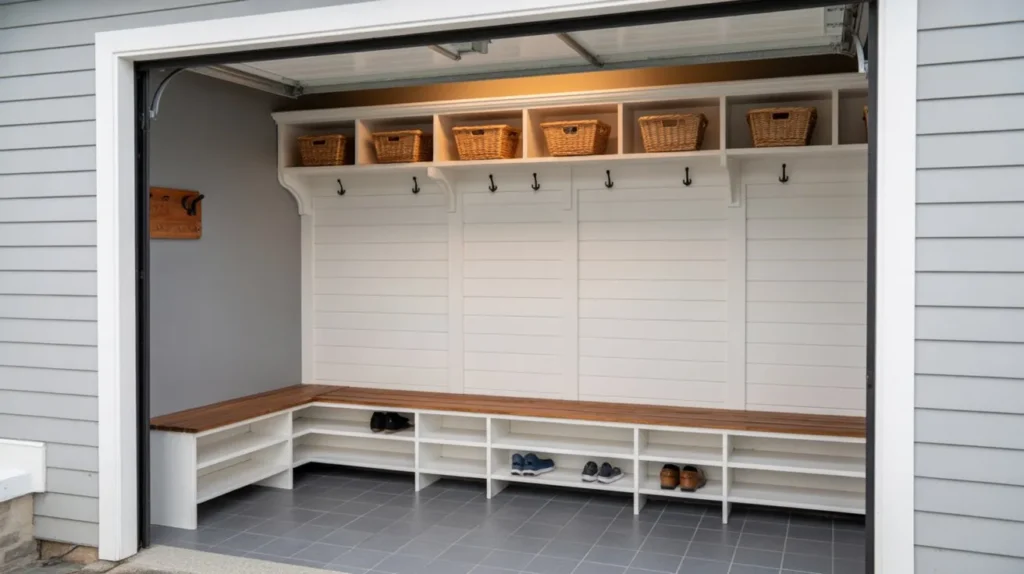 mudroom entry garage interior idea 2026