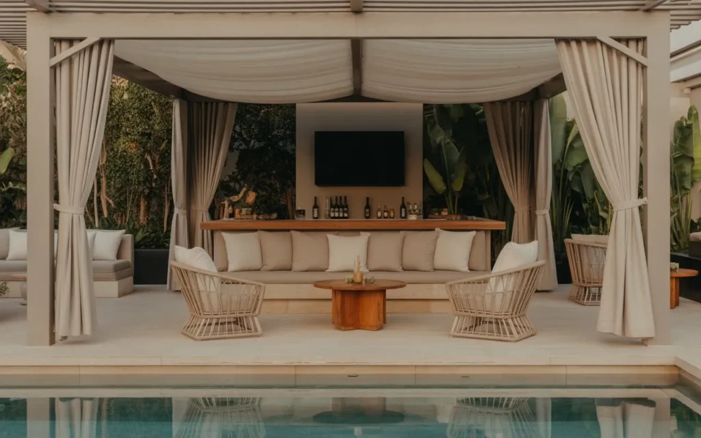 poolside cabana bar pool bar design idea resort style
