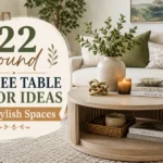 round coffee table decor ideas for stylish spaces 2026