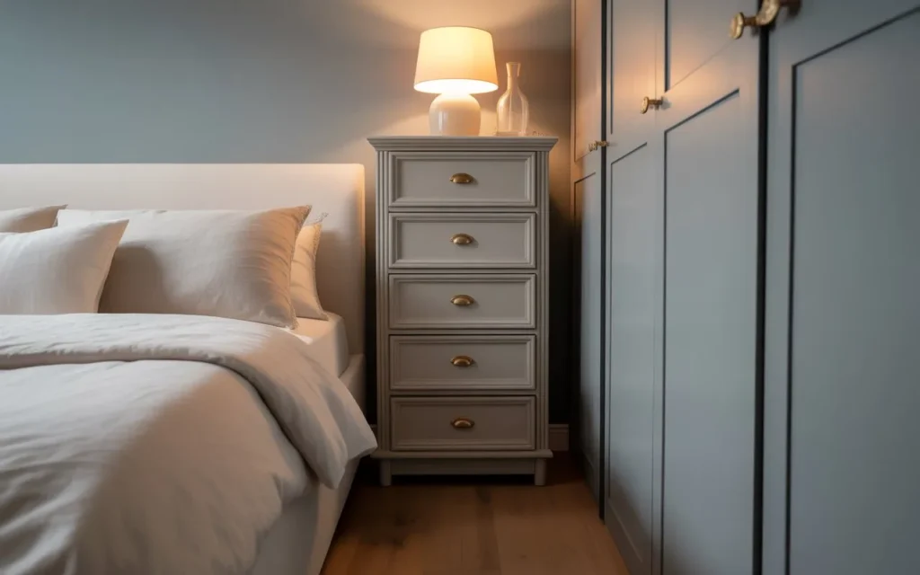 slim dresser small bedroom idea 2026