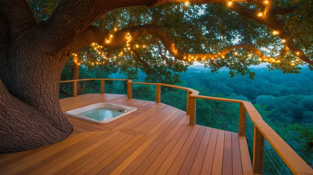 Treehouse Deck Tub