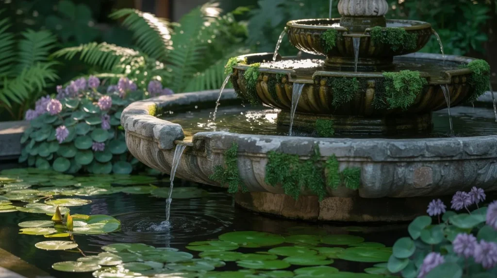 Trickling Stone Fountain