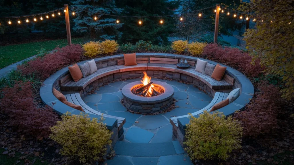 Tucked Firepit Retreat