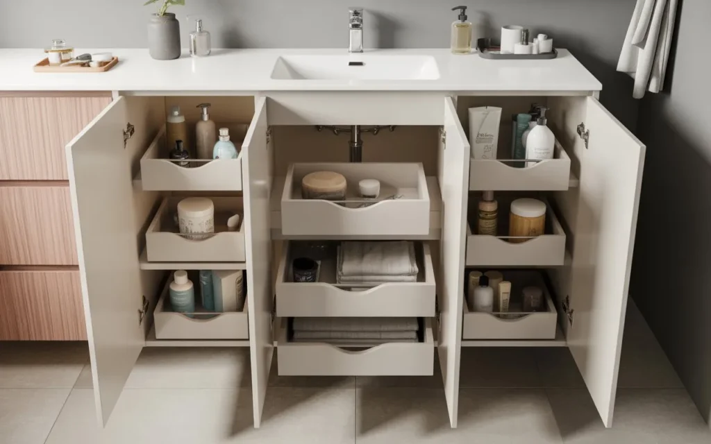  under sink organizers bathroom storage idea 2026