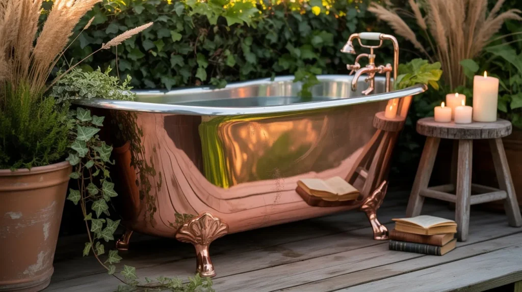 Vintage Copper Tub