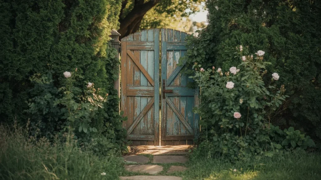 Weathered Garden Gate