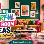 23 stunning colorful living room ideas with bold jewel tones vibrant decor and layered textures