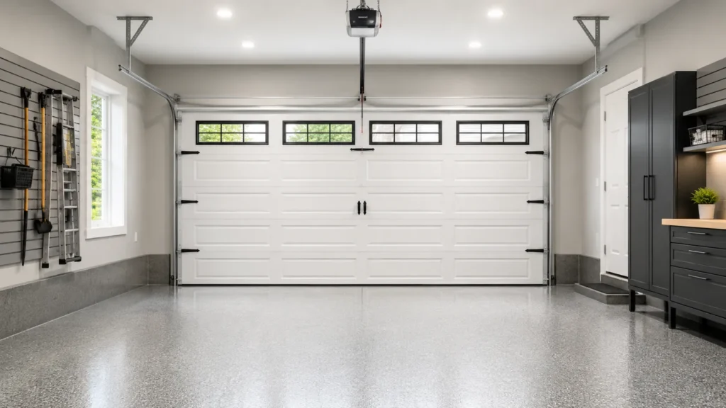 insulated door panels garage interior design idea 2026